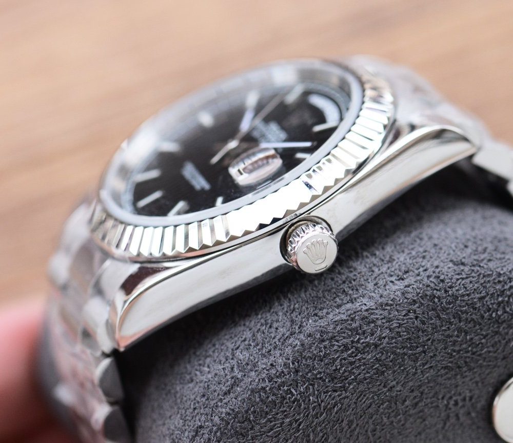 Rolex Daydate 41 Silver Toned For Men