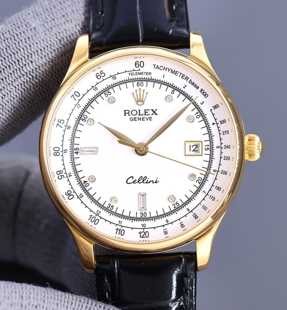 Rolex Geneve Cellini 40mm Gold Toned For Men