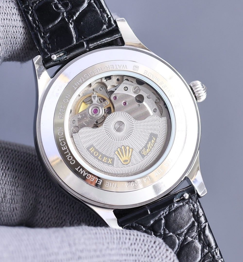 Rolex Geneve Cellini 40mm Silver Toned For Men