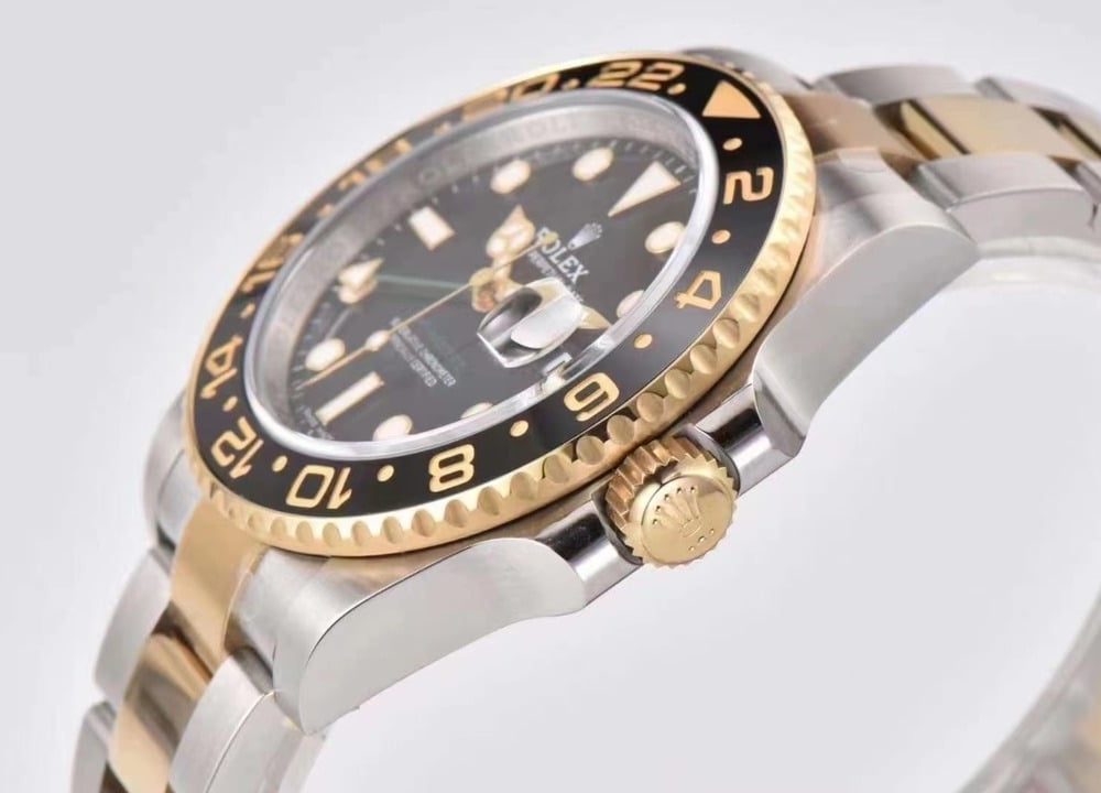 Rolex GMT - Master II 40mm Gold/Silver Toned For Men