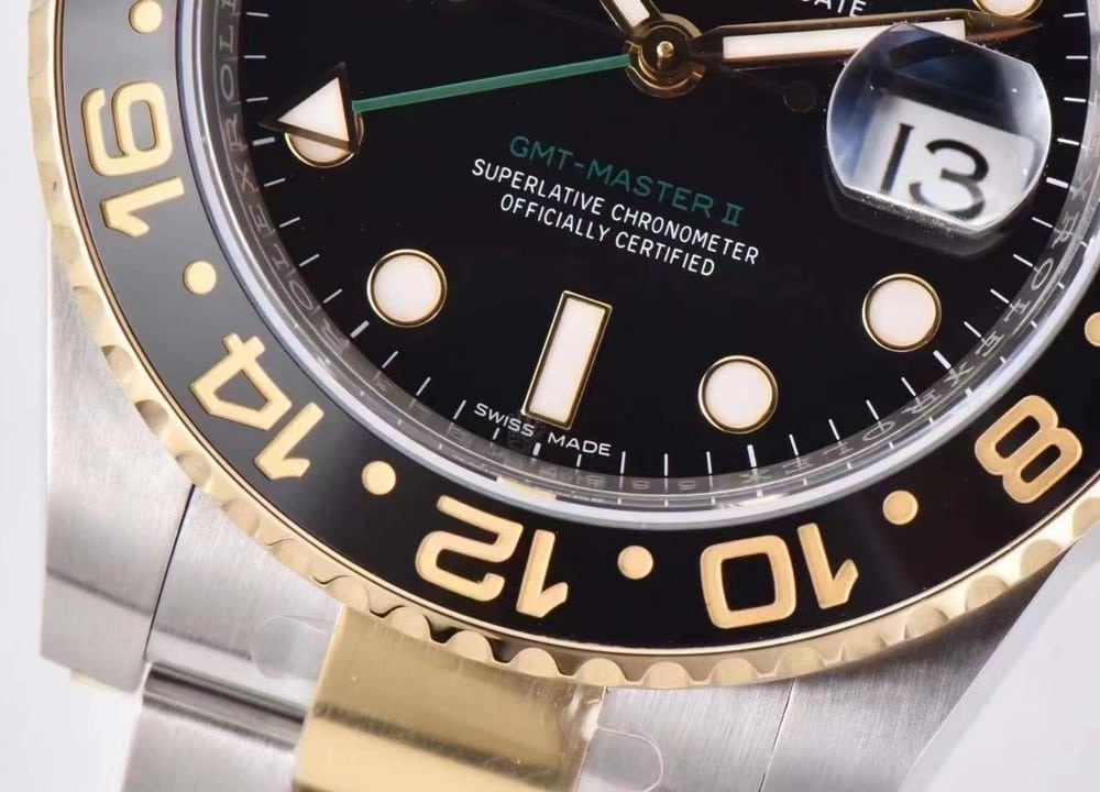 Rolex GMT - Master II 40mm Gold/Silver Toned For Men
