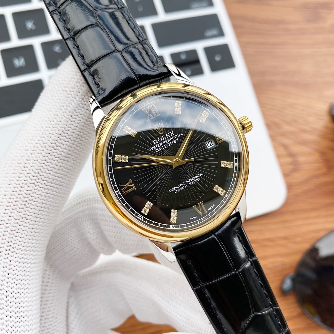 Rolex Oyster Perpetual 43mm Gold/Silver Toned For Men