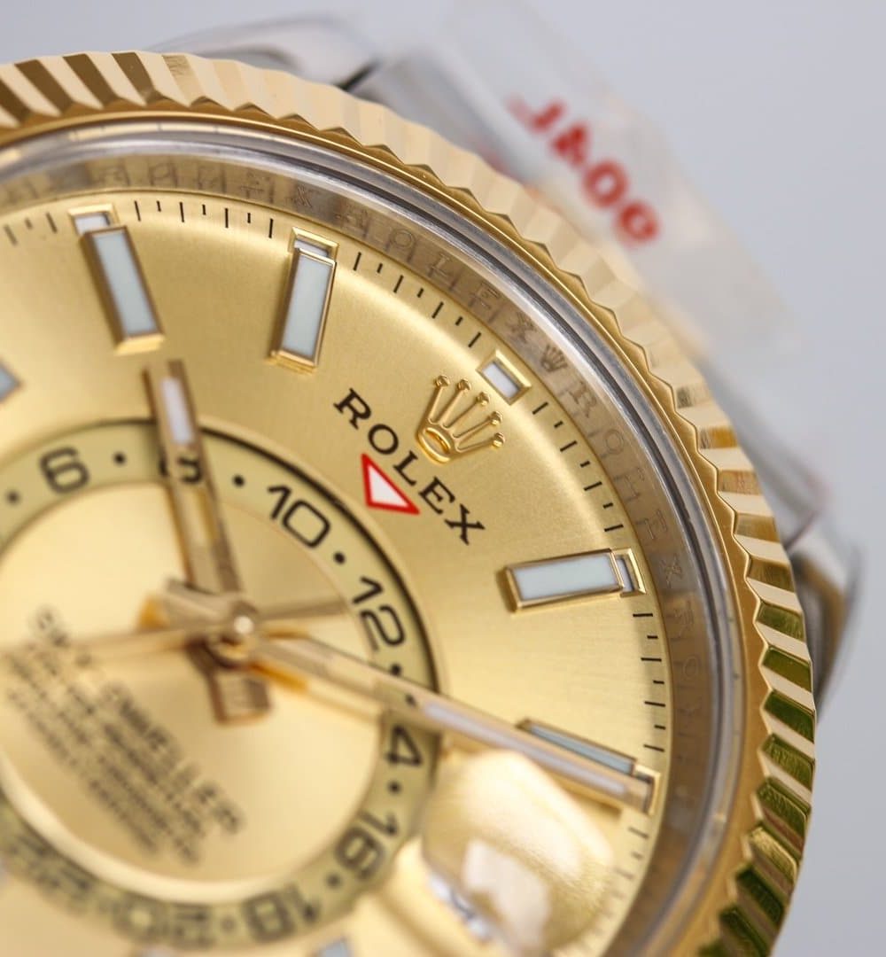 Rolex Sky - Dweller 42mm Gold Toned For Men 326933