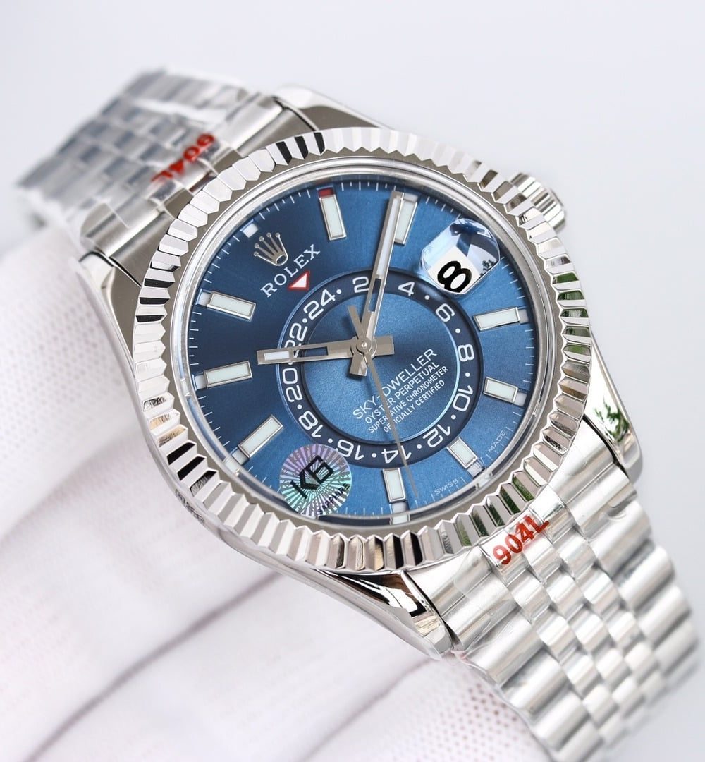 Rolex Sky - Dweller 42mm Silver Toned For Men 326934