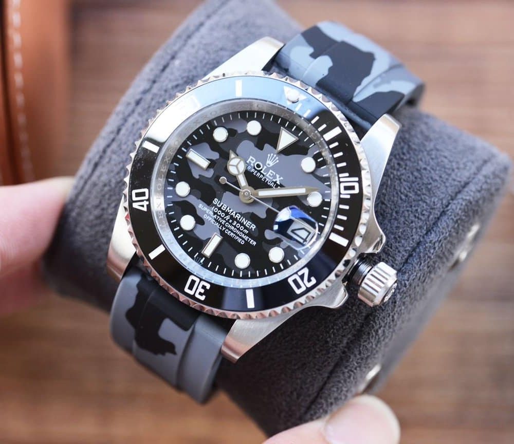 Rolex Submariner Date 41mm Silver Toned For Men