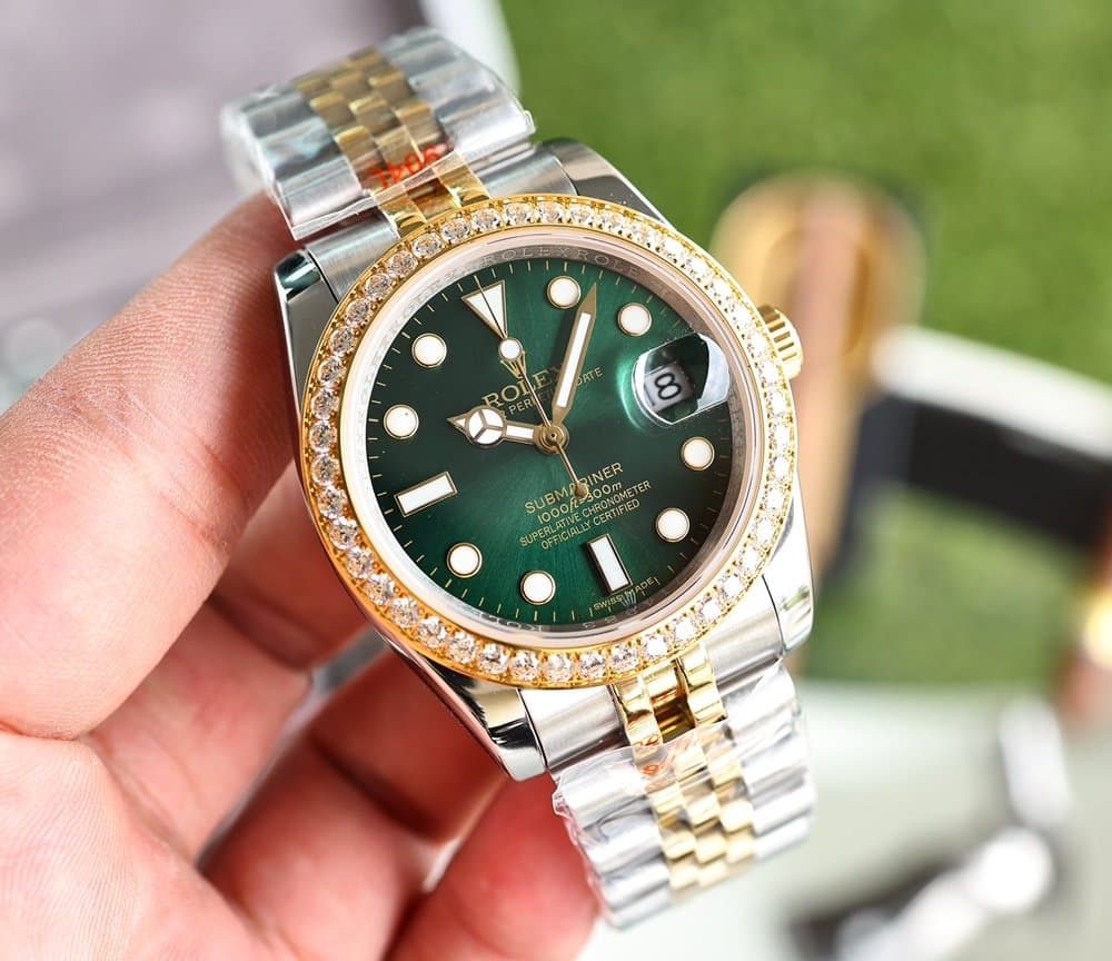 Rolex Submariner Date 41mm Silver Toned For Men