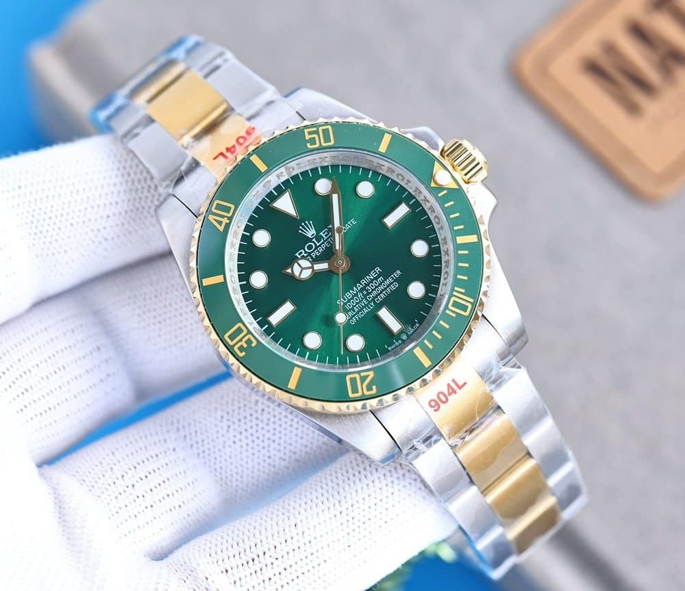 Rolex Submariner Date 41mm Silver Toned For Men