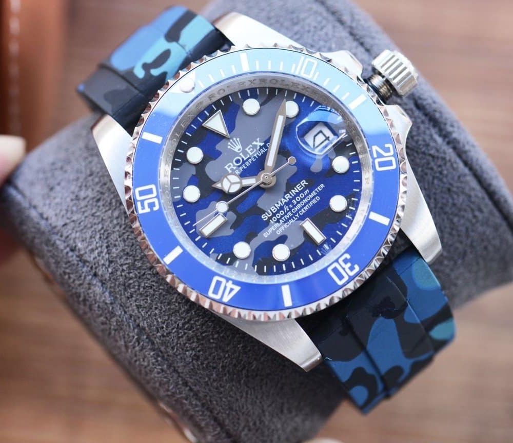 Rolex Submariner Date 41mm Silver Toned For Men