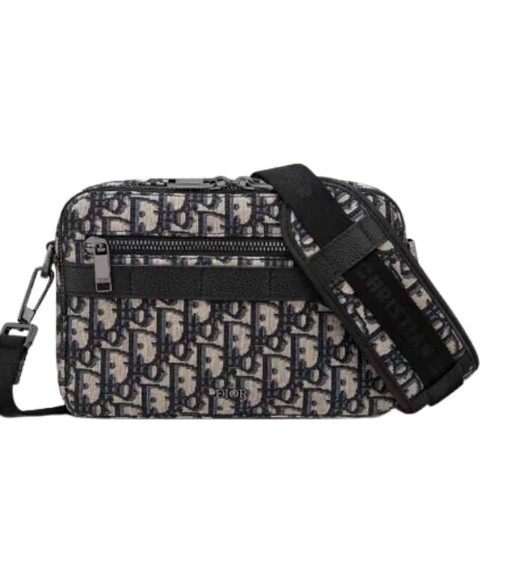 1:1 Replica Safari Messenger Bag Black For Women 8.5in/22cm 1ESPO206YKY_H27E