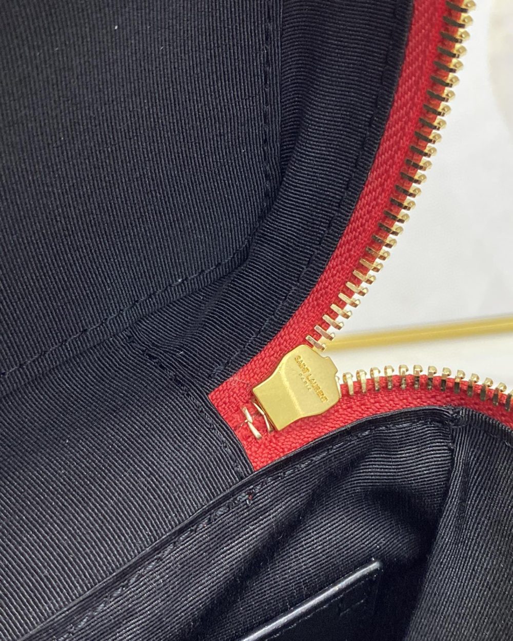 [REP 1:1] Saint Laurent 80's Vanity Bag In Carré-Quilted Grain De Poudre Red For Women 6.4in/16.5cm YSL 649779DME276805