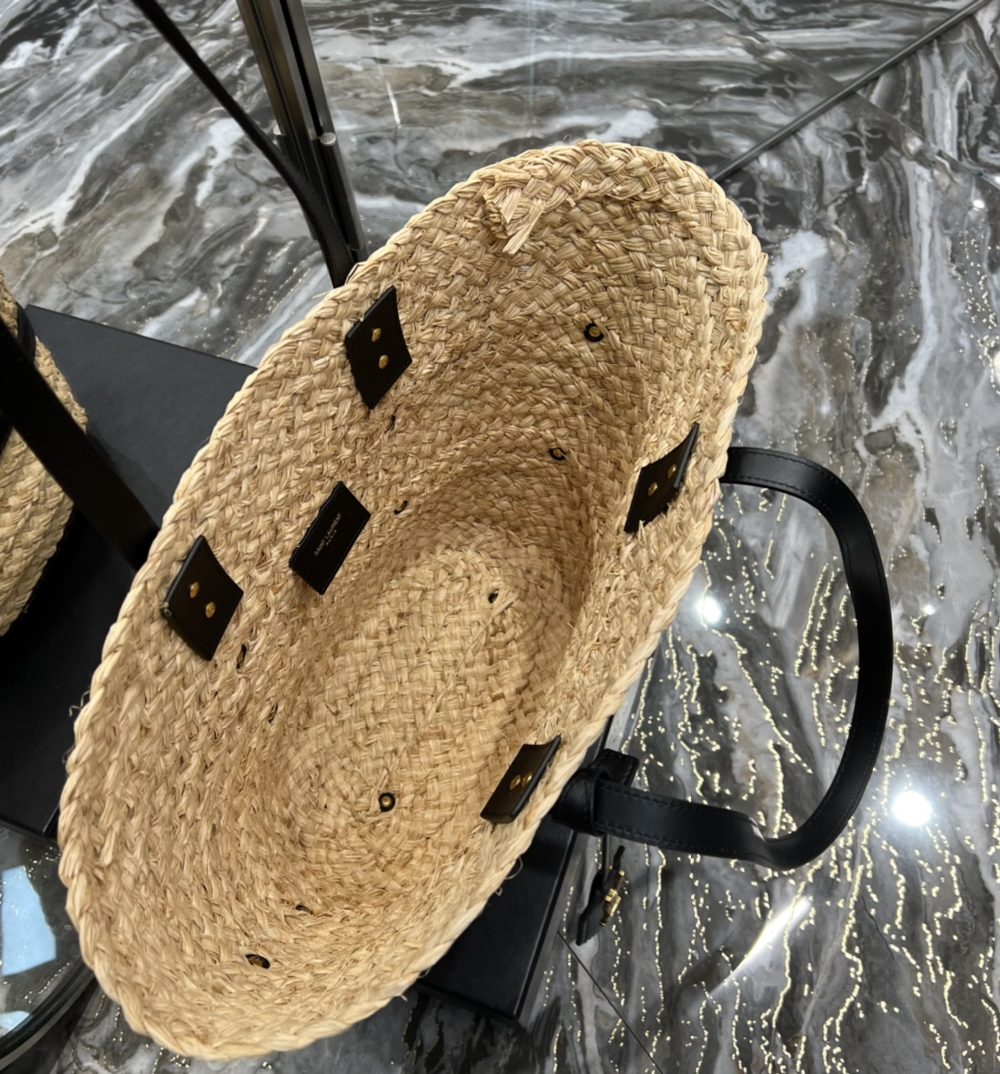 [REP 1:1] Saint Laurent Beatrix Panier Cut Out Beige For Women, Women's Bags 16.9in/43cm YSL