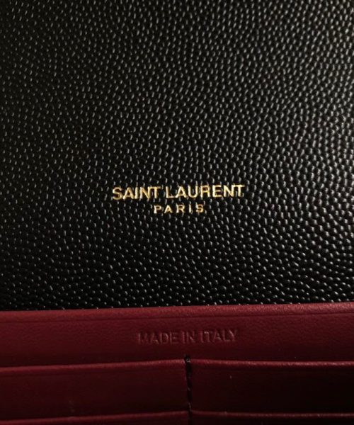[REP 1:1] Saint Laurent Cassandra Flap-Front Crossbody Bag Black For Women 8.7in/22cm YSL