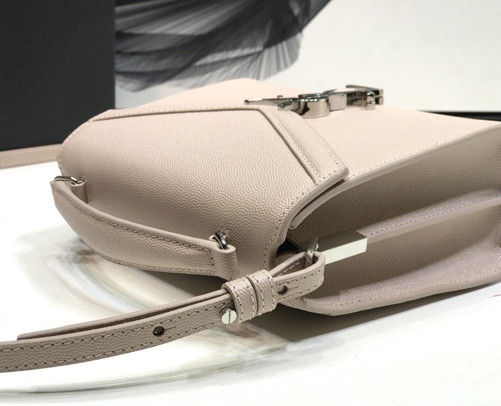 [REP 1:1] Saint Laurent Cassandra Medium Top Handle Bag Beige For Women 9.6in/24.5cm YSL