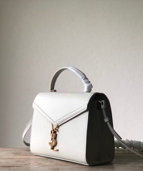 [REP 1:1] Saint Laurent Cassandra Medium Top Handle Bag Black For Women 8.7in/22cm YSL