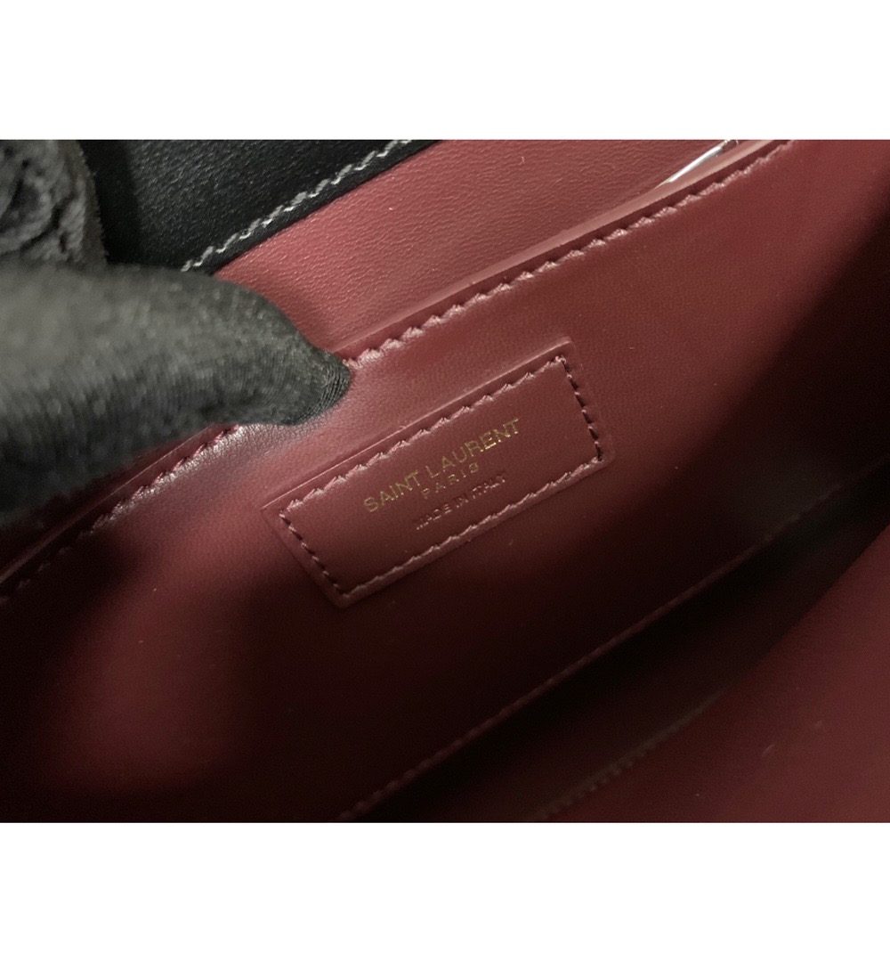 [REP 1:1] Saint Laurent Cassandra Medium Top Handle Bag In Grain Black For Women 9.6in/24.5cm YSL 623931BOW0W1000