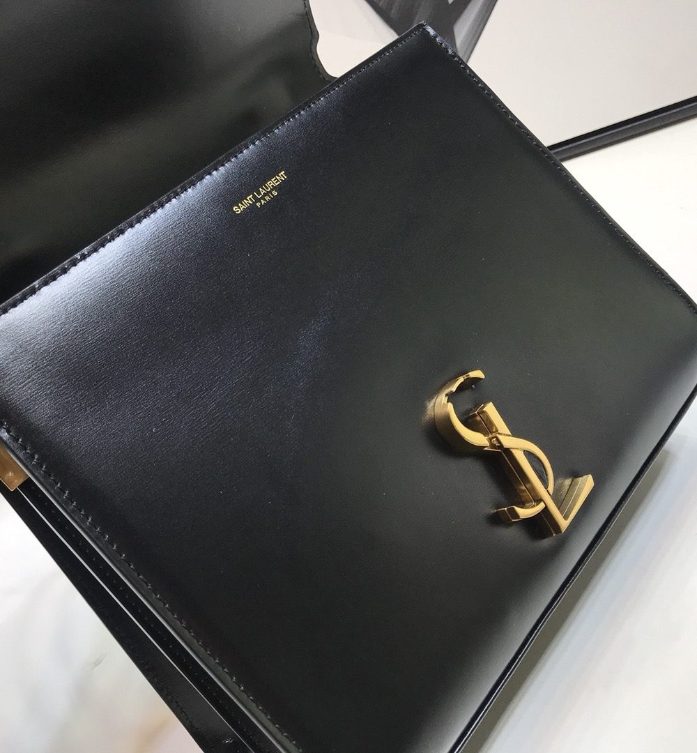 [REP 1:1] Saint Laurent Cassandra Medium Top Handle Bag In Grain Black For Women 9.6in/24.5cm YSL 623931BOW0W1000