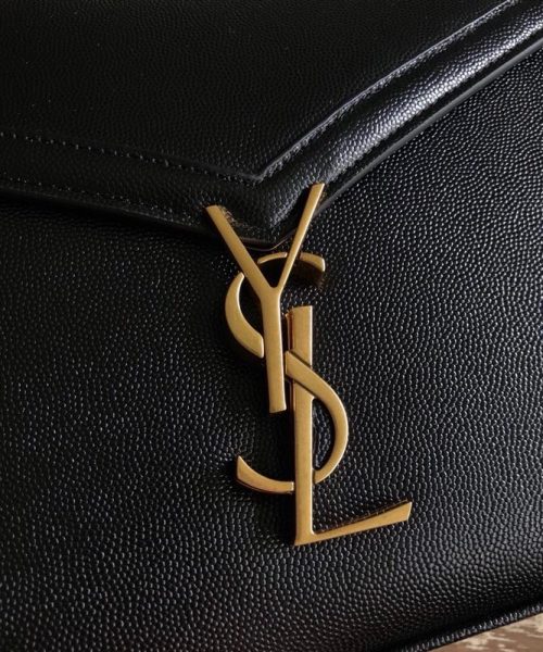 [REP 1:1] Saint Laurent Cassandra Medium Top Handle Bag In Grain De Poudre Embossed Black For Women 9.6in/25cm 623931BOW0W1000