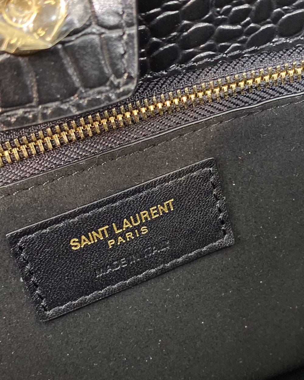 [REP 1:1] Saint Laurent Claude-Effect Tote Bag Black For Women 11in/28cm YSL 64028116J0W