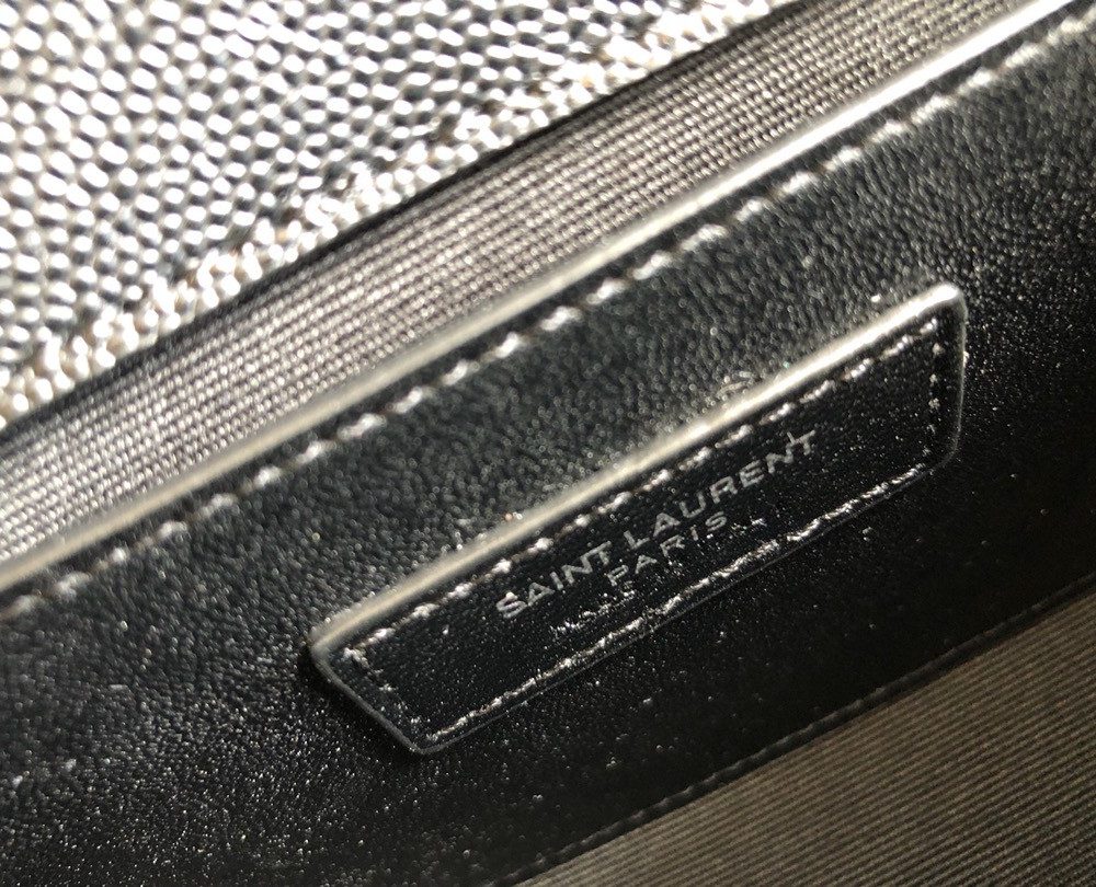 [REP 1:1] Saint Laurent Envelope Small Bag In Mix Matelassé Grain De Poudre Black For Women 8.2in/21cm YSL 600195BOW921000