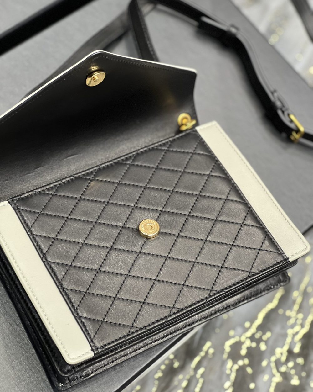 [REP 1:1] Saint Laurent Gaby Mini Satchel Black For Women, Women's Bags 7.9in/20cm YSL