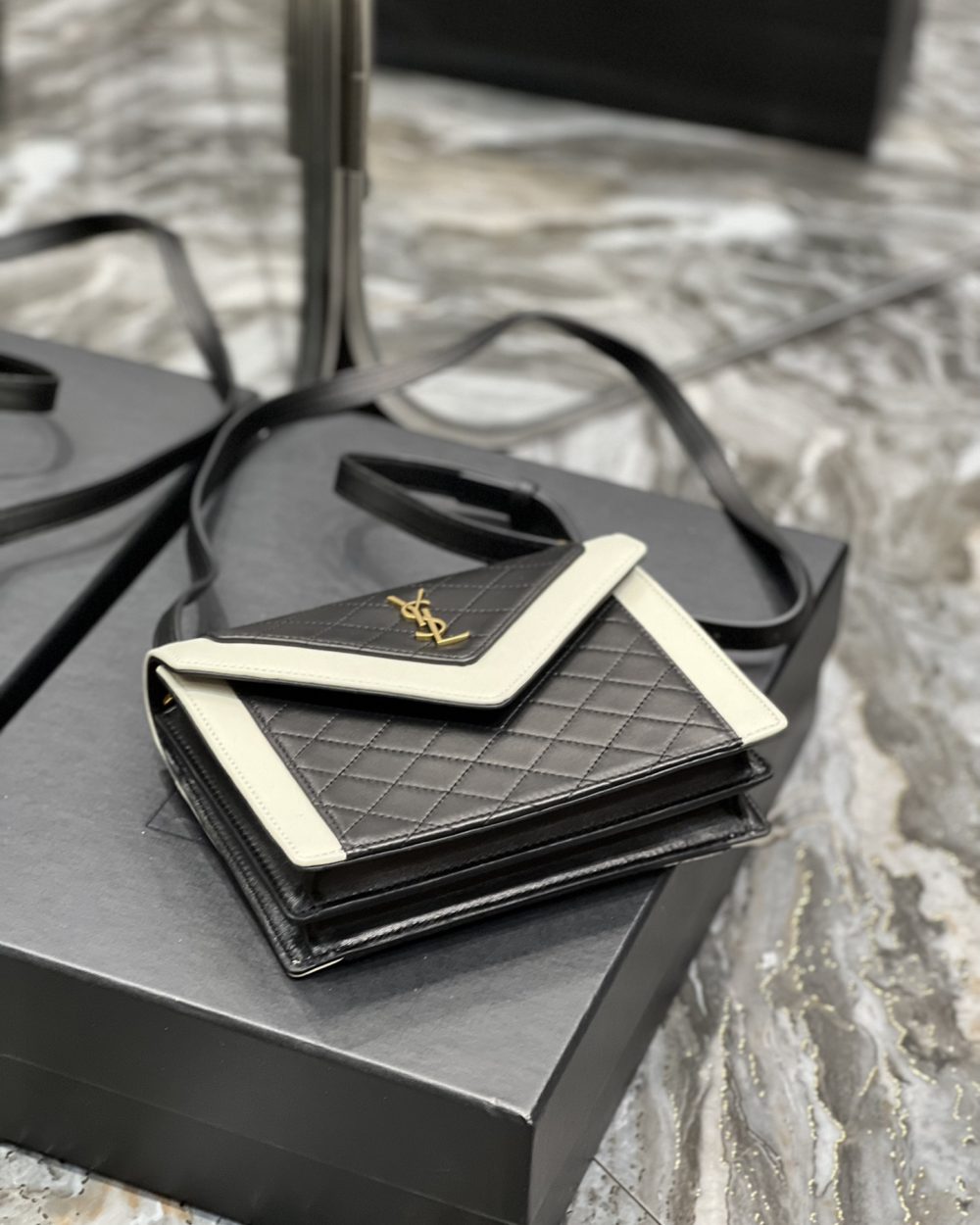 [REP 1:1] Saint Laurent Gaby Mini Satchel Black For Women, Women's Bags 7.9in/20cm YSL