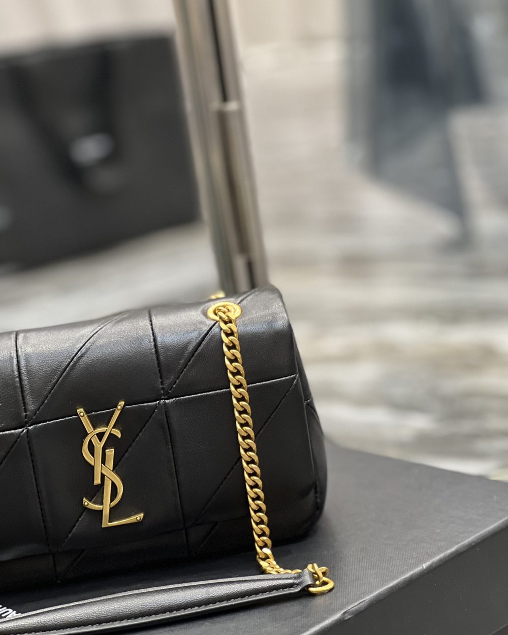 [REP 1:1] Saint Laurent Jamie Small Chain  Bag Black For Women, Women's Bags 7.8in/20cm YSL