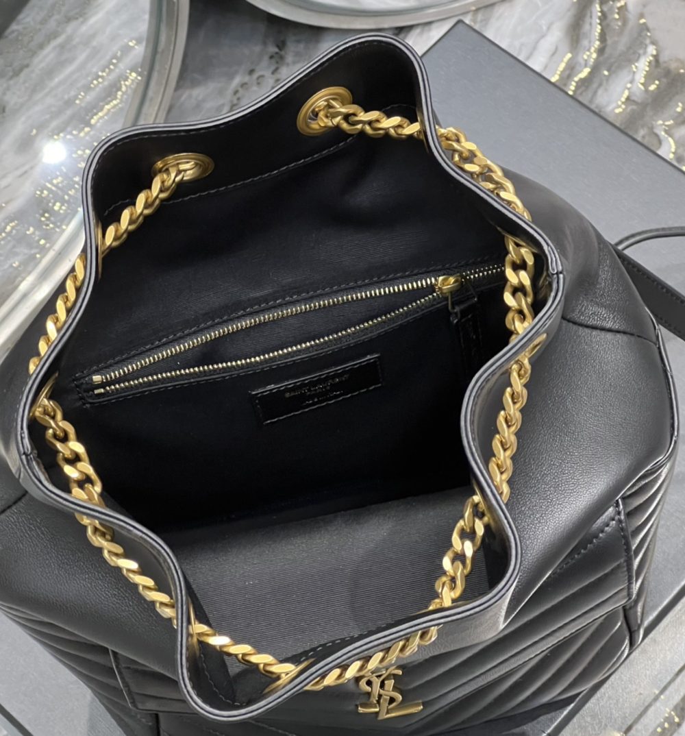 [REP 1:1] Saint Laurent JOE Backpack Black For Women, Women's Bags 11.5in/29cm YSL 6726091EL071000