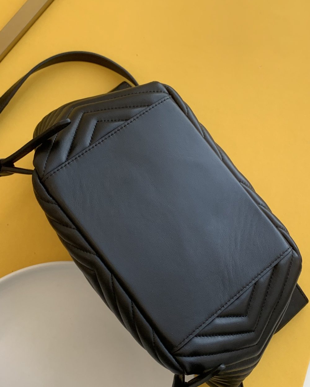 [REP 1:1] Saint Laurent Joe Backpack In Monogram With Bronze-Toned Hardware Black For Women 11.5in/22cm YSL 6726091EL071000