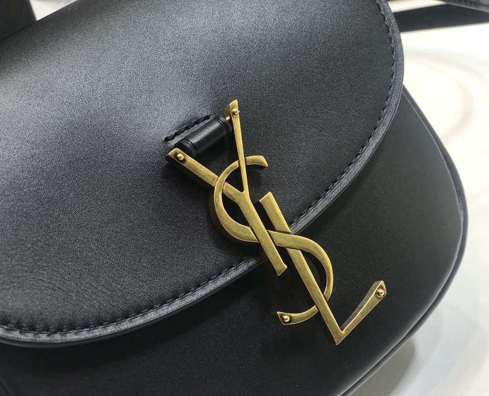 [REP 1:1] Saint Laurent Kaia Medium Shoulder Bag Black For Women 8.5in/22cm YSL P00483797