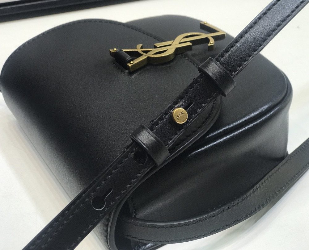 [REP 1:1] Saint Laurent Kaia Medium Shoulder Bag Black For Women 8.5in/22cm YSL P00483797
