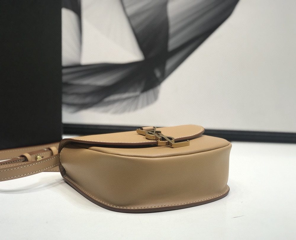 [REP 1:1] Saint Laurent Kaia Medium Shoulder Bag Brown For Women 18cm YSL