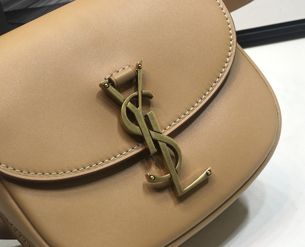 [REP 1:1] Saint Laurent Kaia Medium Shoulder Bag Brown For Women 18cm YSL