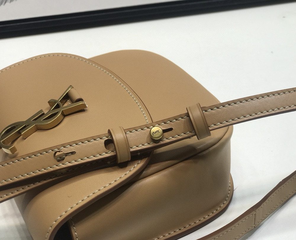 [REP 1:1] Saint Laurent Kaia Medium Shoulder Bag Brown For Women 18cm YSL