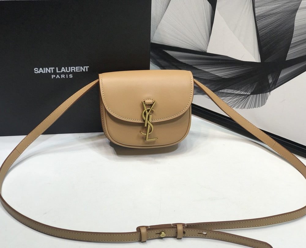 [REP 1:1] Saint Laurent Kaia Small Satchel Brown For Women 7.2in/18.5cm YSL 619740BWR6W2725