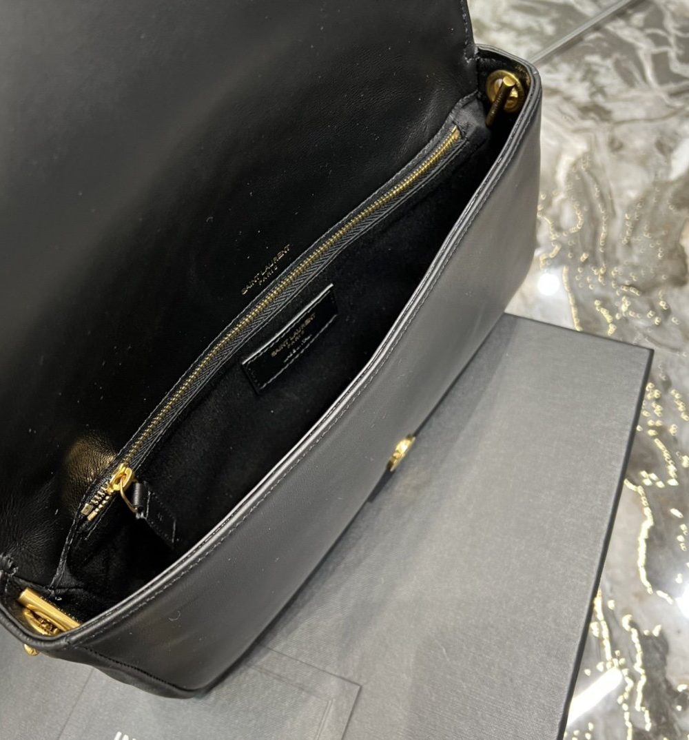 [REP 1:1] Saint Laurent Kata 99 Chain Bag Black With Gold Hardware For Women 10.2in/26cm YSL