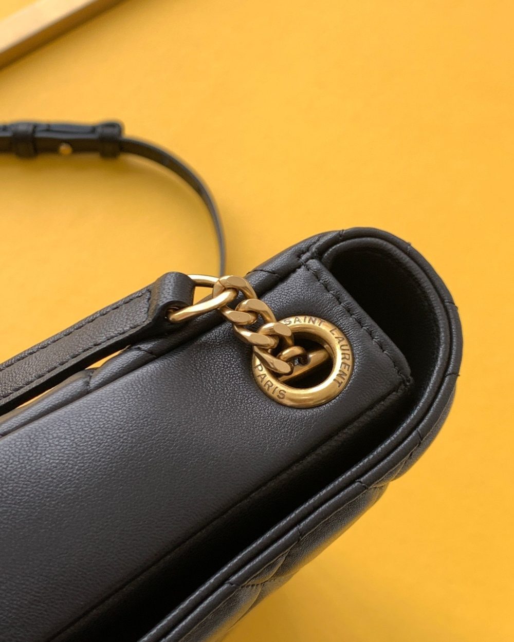 [REP 1:1] Saint Laurent Kate 99 Chain Bag Black With Gold Hardware For Women 10.2in/26cm YSL