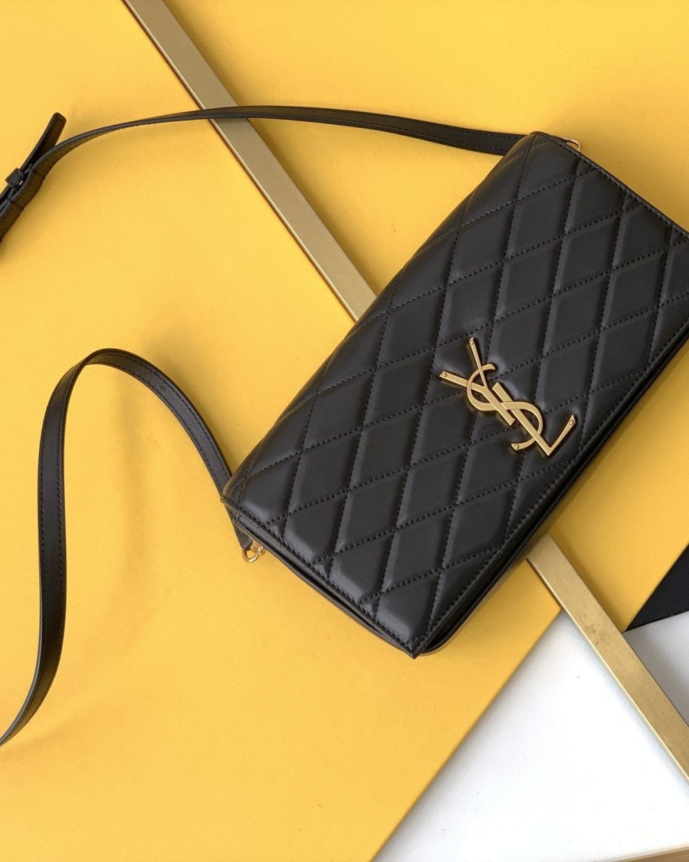 [REP 1:1] Saint Laurent Kate 99 Chain Bag Black With Gold Hardware For Women 10.2in/26cm YSL