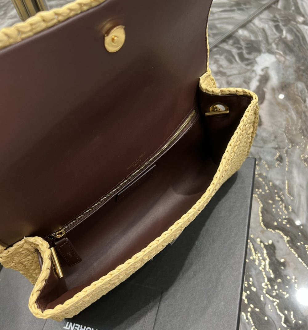 [REP 1:1] Saint Laurent Kate 99 Chain Bag With Tassel Beige For Women, Women's Bags 10.2in/26cm YSL