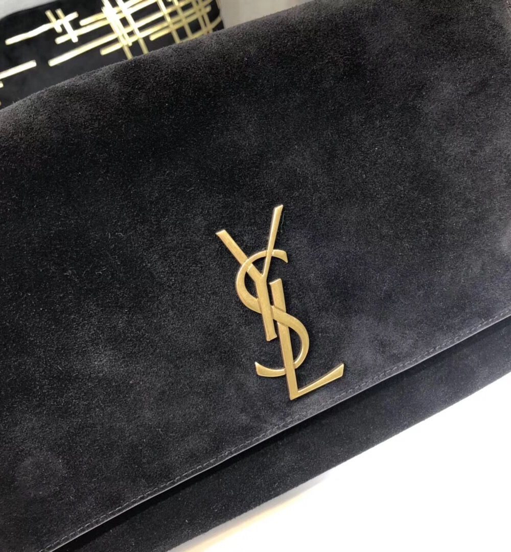 [REP 1:1] Saint Laurent Kate Medium Reversible Chain Bag Black For Women 28.5in/11.2cm YSL 5538040UD7W1000