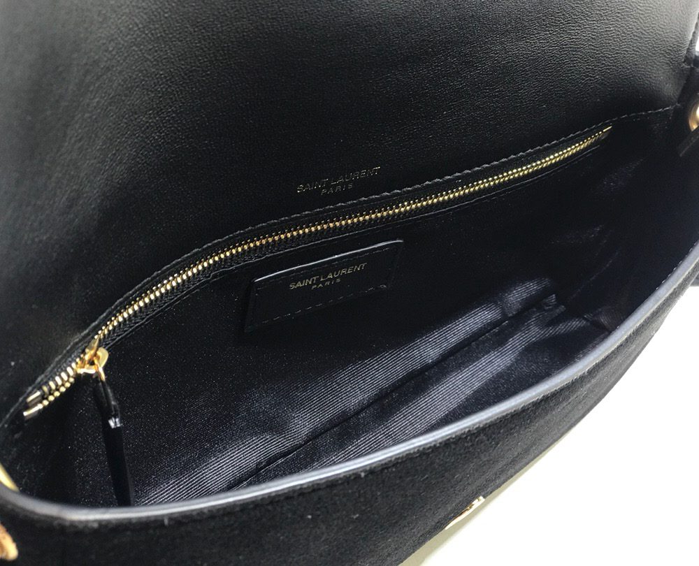 [REP 1:1] Saint Laurent Kate Tassel Small Shoulder Bag Black For Women 10.2in/26cm YSL 6042760UD7W1011