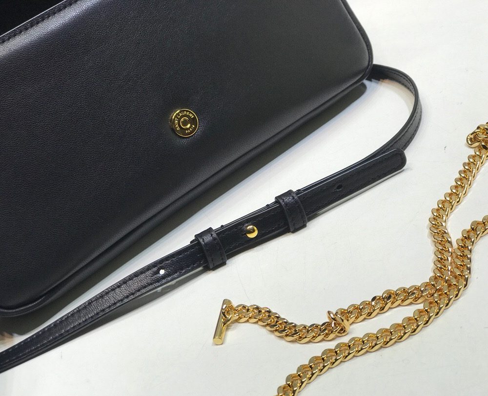 [REP 1:1] Saint Laurent Kate Tassel Small Shoulder Bag Black For Women 10.2in/26cm YSL P00483545