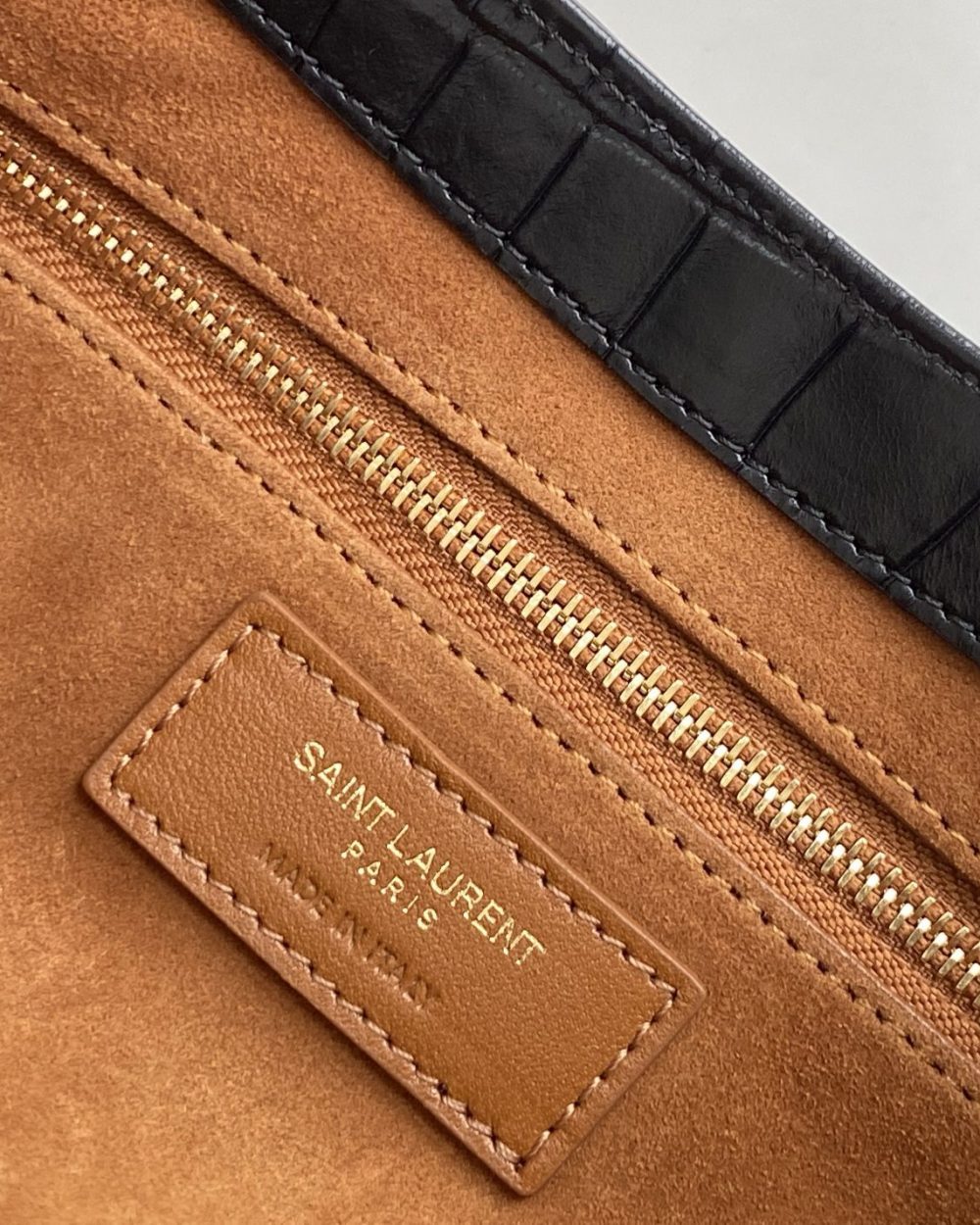 [REP 1:1] Saint Laurent LE 5 À 7 Hobo Bag Black In Embossed Material For Women 9in/23cm YSL 657228DZESW1062