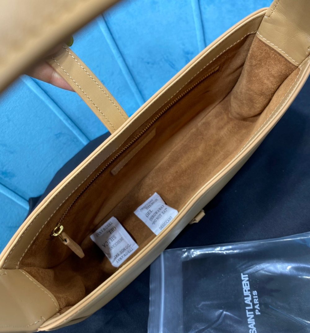 [REP 1:1] Saint Laurent Le 5 À 7 Hobo Bag In Smooth Beige For Women 9in/23cm YSL  6572282R20W9832