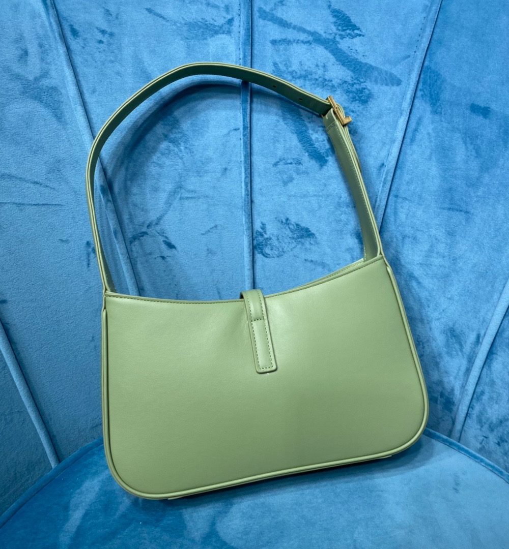 [REP 1:1] Saint Laurent Le 5 À 7 Hobo Bag In Smooth Light Green For Women 9in/23cm YSL 6572282R20W3316