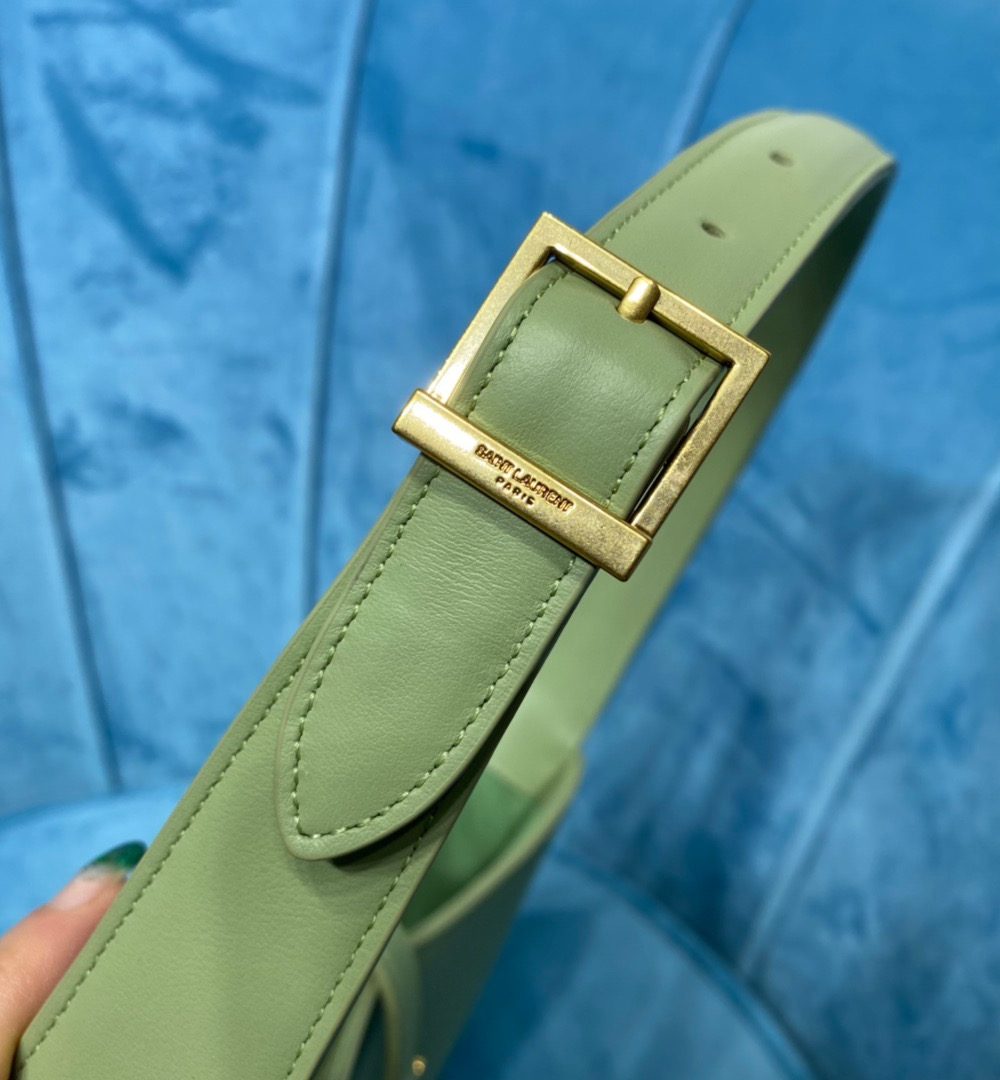 [REP 1:1] Saint Laurent Le 5 À 7 Hobo Bag In Smooth Light Green For Women 9in/23cm YSL 6572282R20W3316