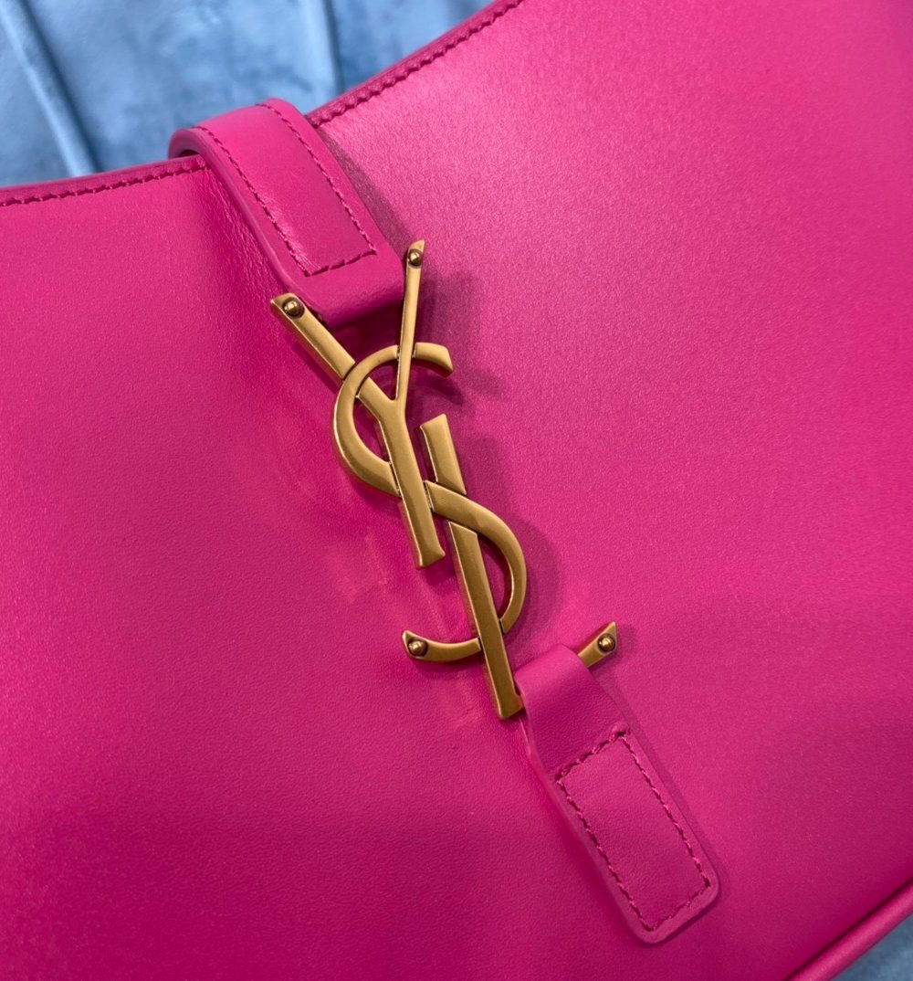 [REP 1:1] Saint Laurent Le 5 À 7 Hobo Bag In Smooth Pink For Women 9in/23cm YSL 6572282R20W5623