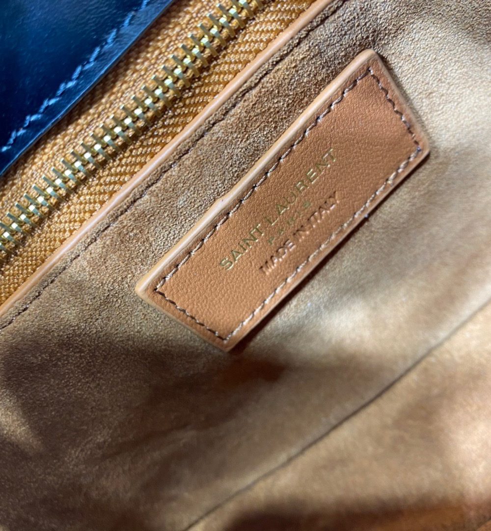 [REP 1:1] Saint Laurent Le Fermoir Hobo Bag Black For Women 9.5in/24cm YSL 672615 2ZA2W