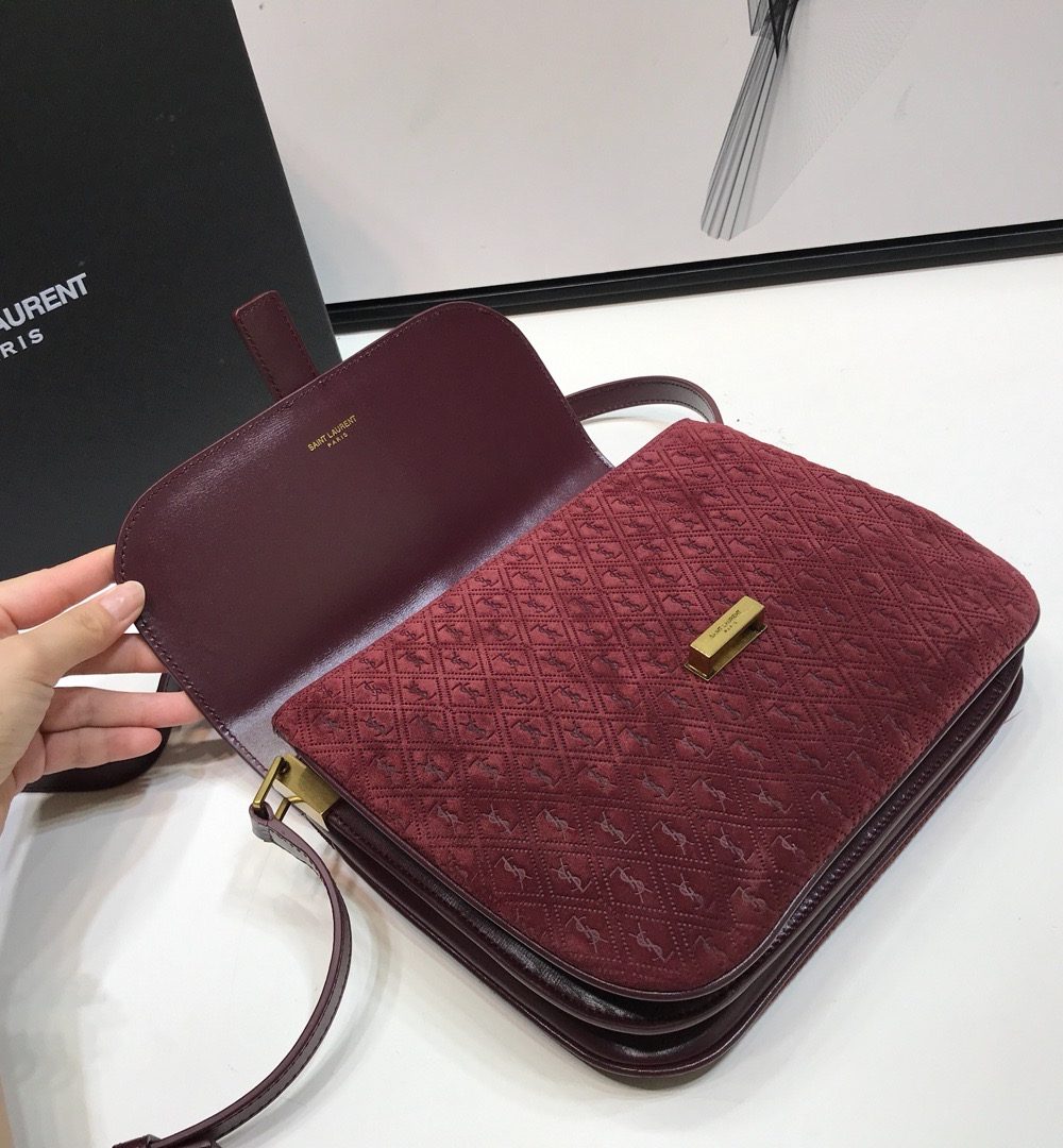 [REP 1:1] Saint Laurent Le Monogramme Small Satchel In Monogram Canvas And Smooth Bungurdy For Women 9in/23cm YSL