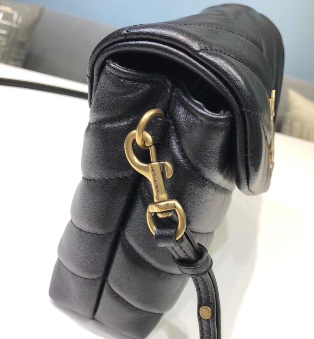 [REP 1:1] Saint Laurent Loulou Mini Shoulder Bag Black For Women 7in/18cm YSL