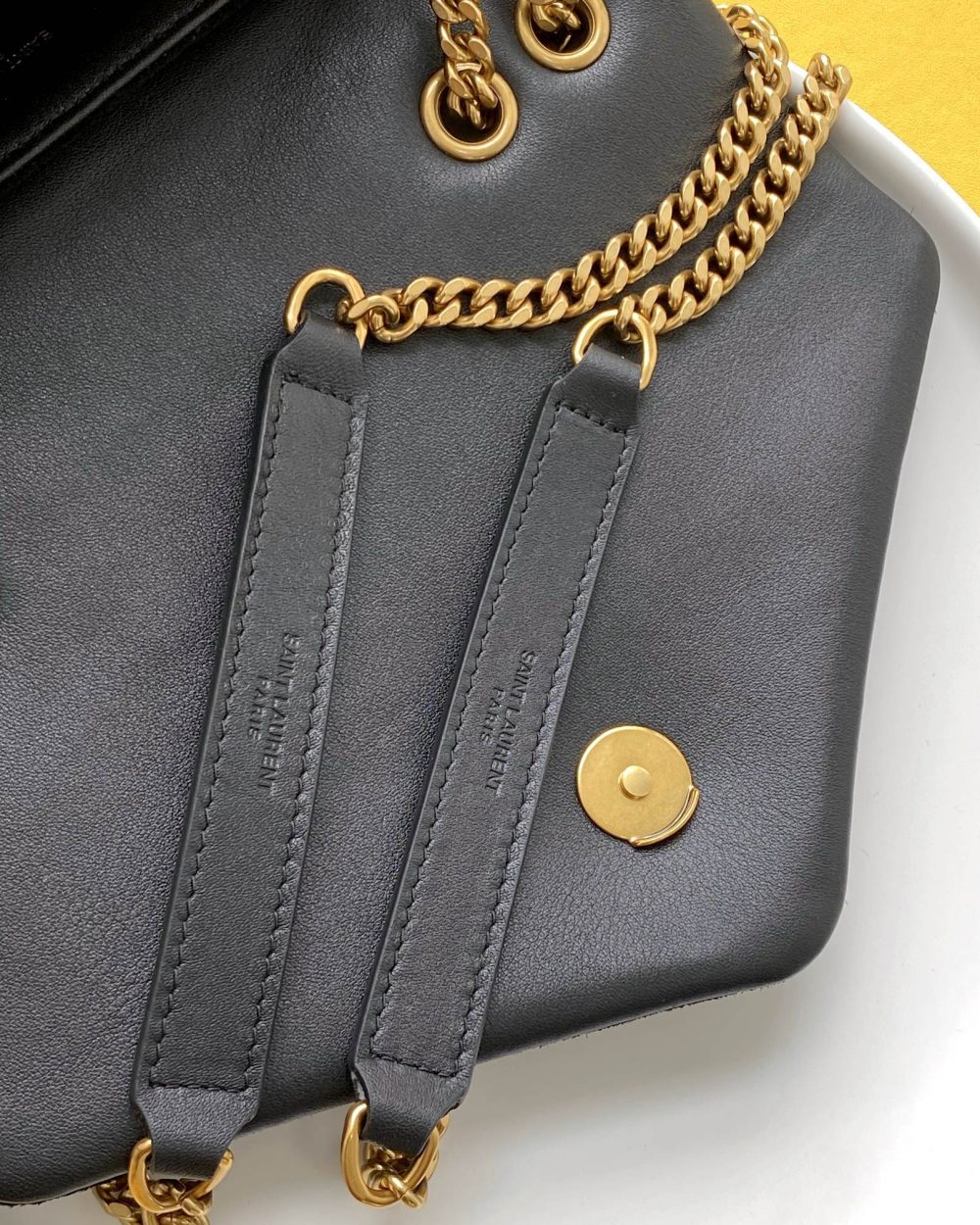 [REP 1:1] Saint Laurent Loulou Small Chain Bag In "Y" Black With Gold Hardware For Women 9.8in/23cm YSL 4946991U8671000